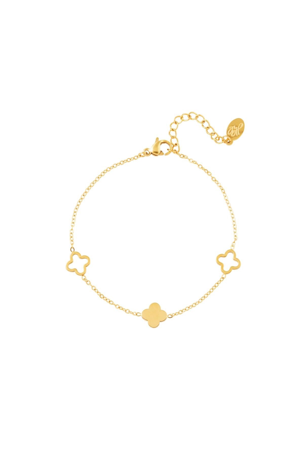 Gold Clovers Bracelet