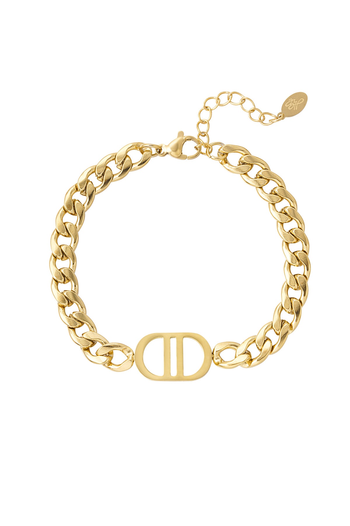 Gold CD Bracelet