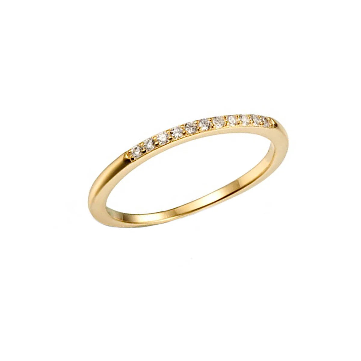 Eternity CZ Ring Gold