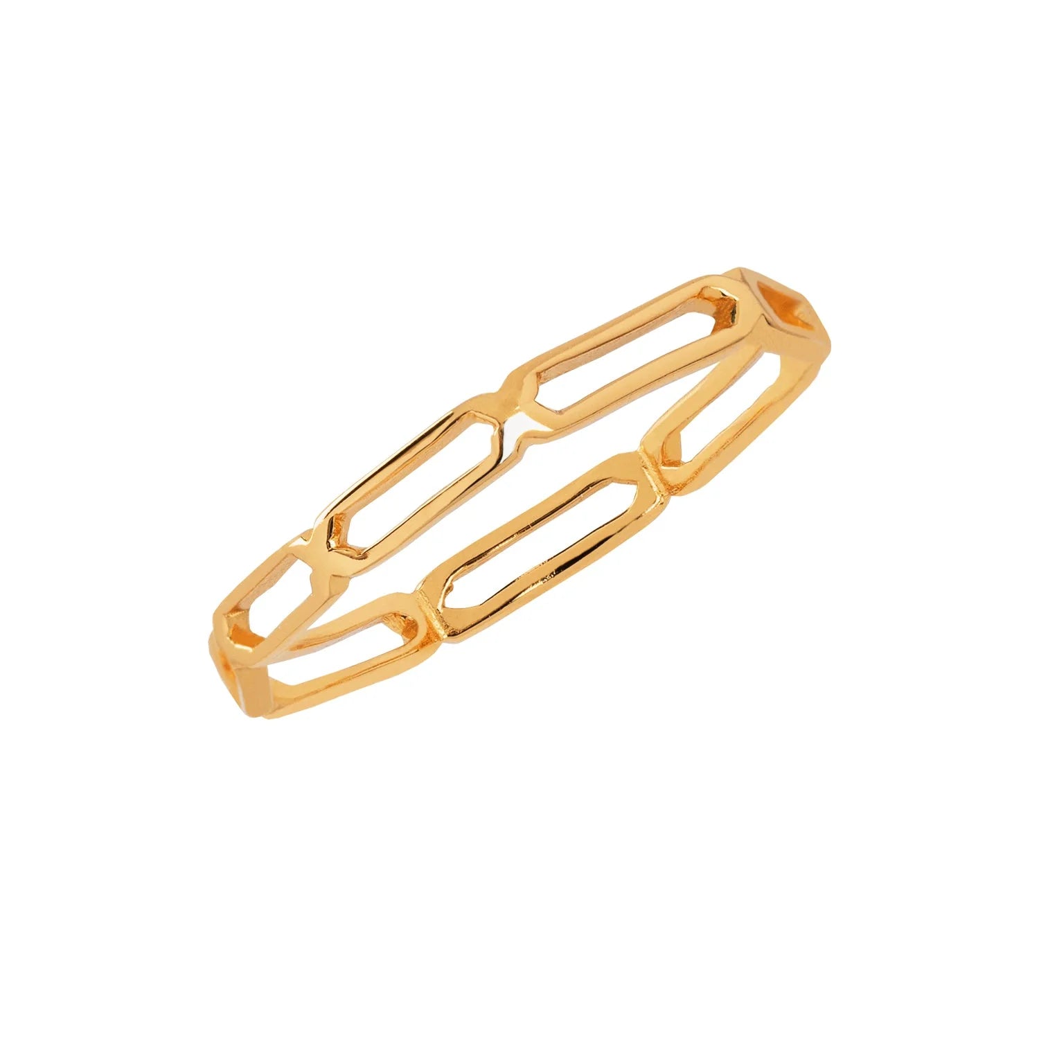 Boyfriend Chain Ring Gold