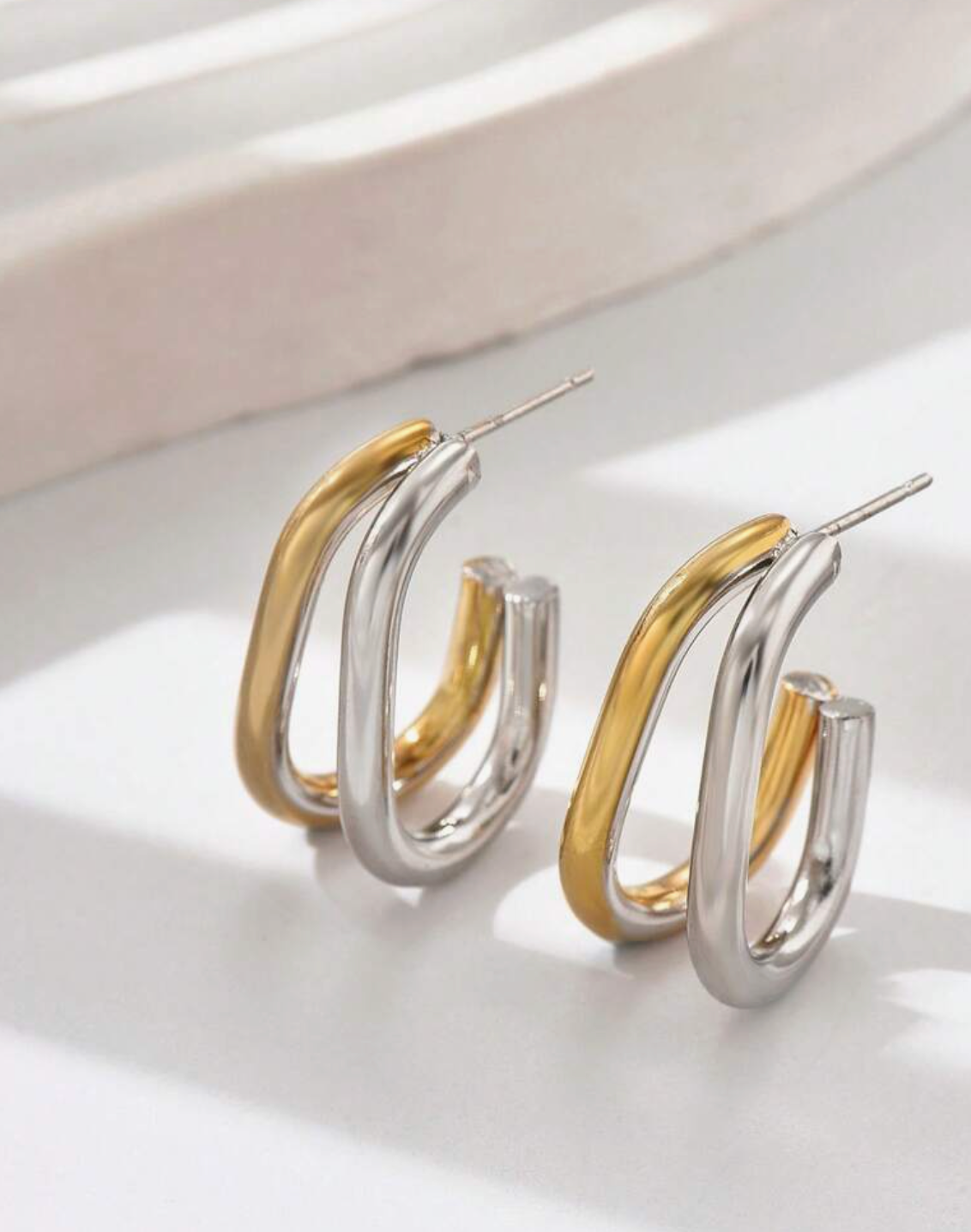 Mirage Intertwined Hoop Earrings