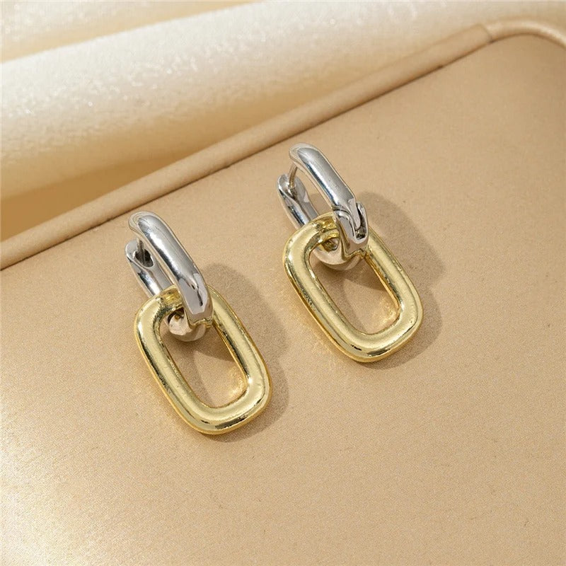 Mirage Rectangular Link Hoops