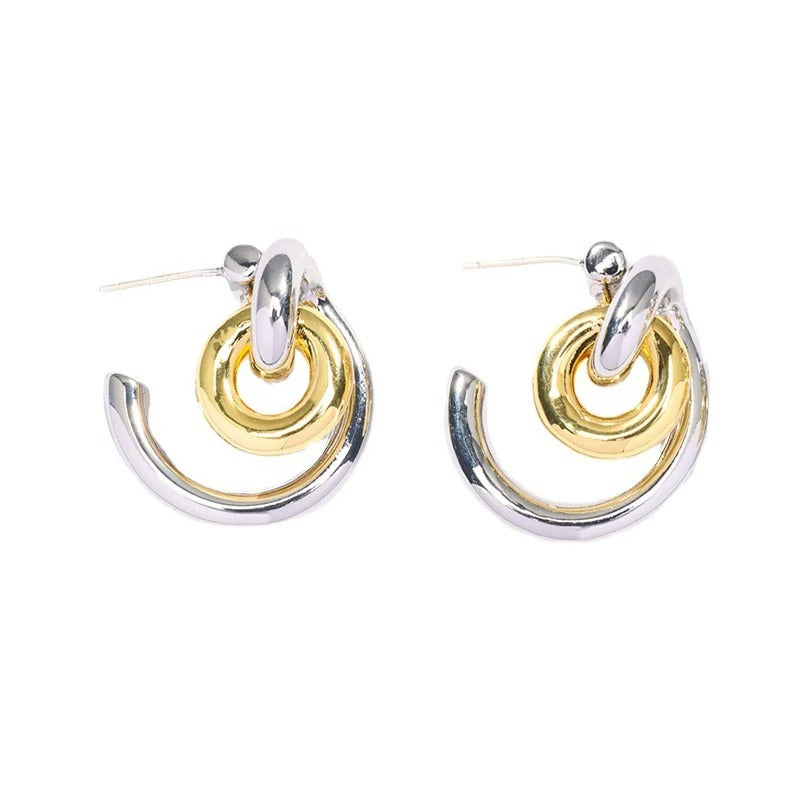 Mirage Spiral Hoop Earrings